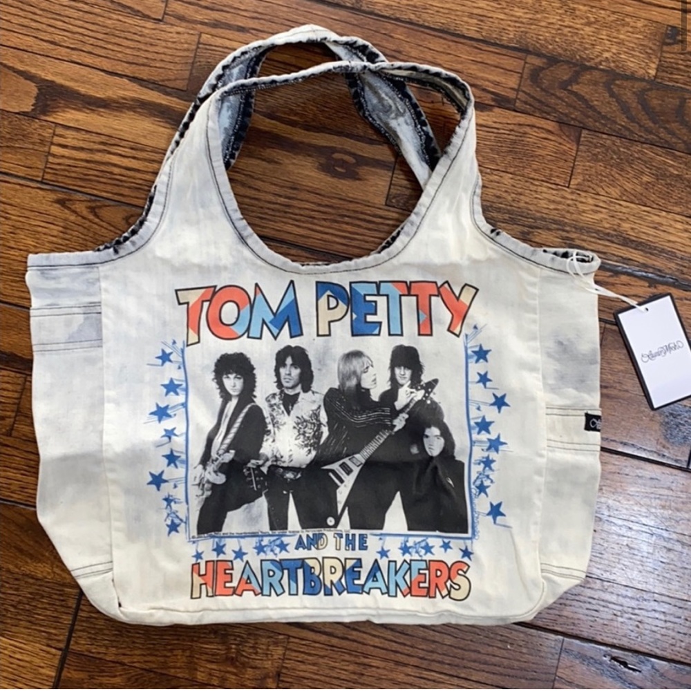 IN SEARCH OF Lauren Moshi Tom Petty Denim Tote Bag. Not for sale/ISO